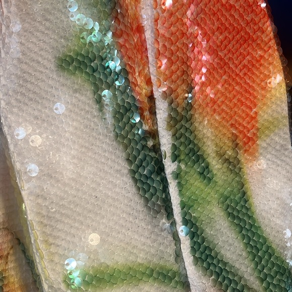 Halston CARALYN DRESS IN FLORAL SEQUIN NWT - Picture 17 of 17